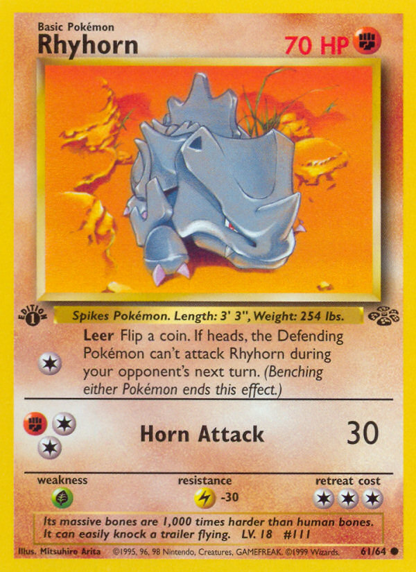 Rhyhorn 1st ed. 61/64