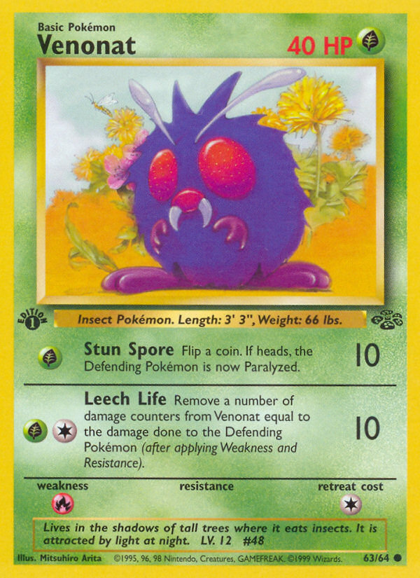 Venonat 1st ed. 63/64