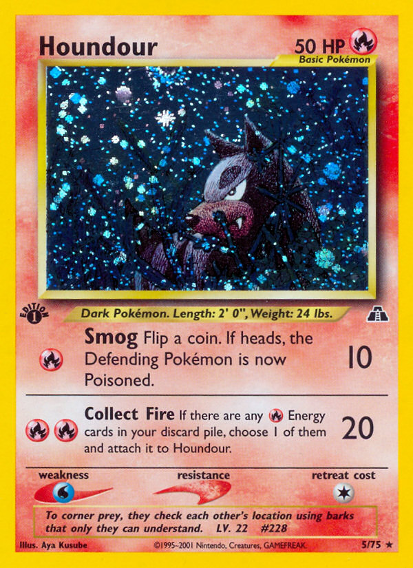 Houndour 1st ed. 5/75