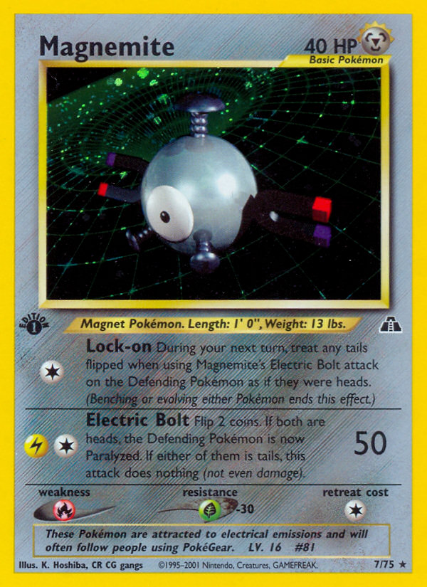 Magnemite 1st ed. 7/75