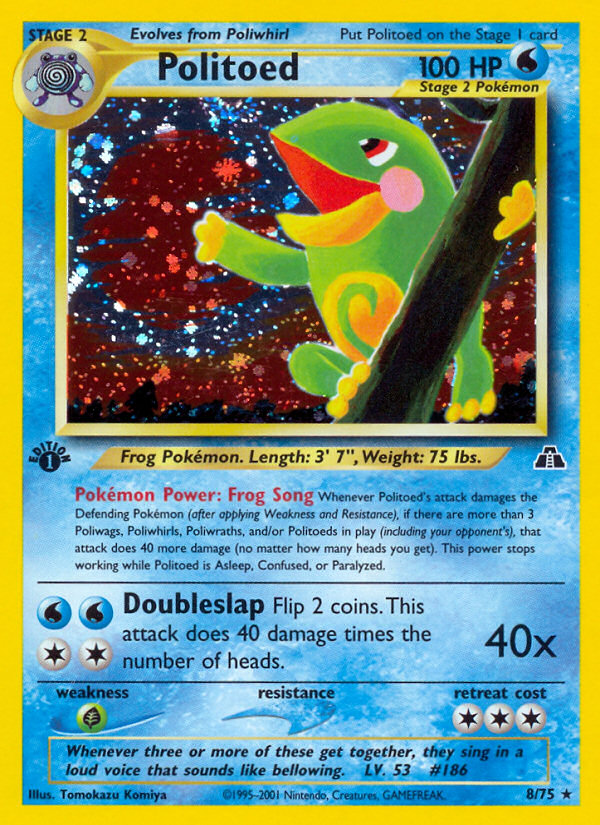 Politoed 1st ed. 8/75