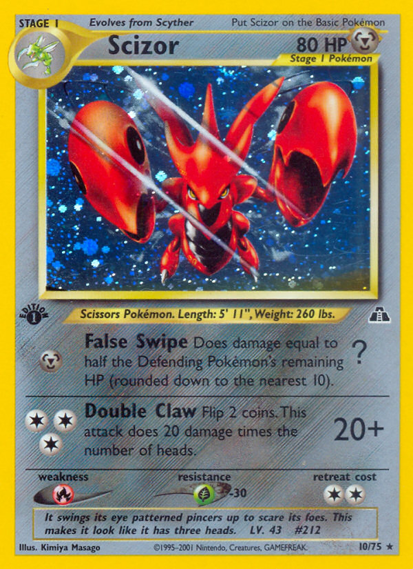 Scizor 1st ed. 10/75
