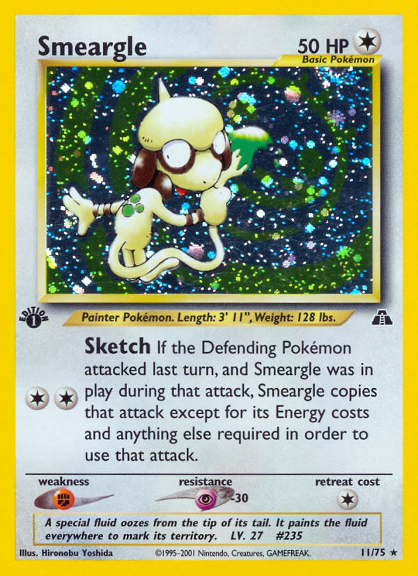 Smeargle 1st ed. 11/75