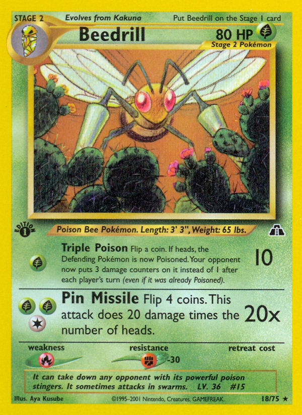 Beedrill 1st ed. 18/75