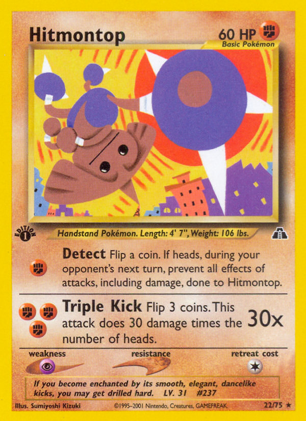 Hitmontop 1st ed. 22/75