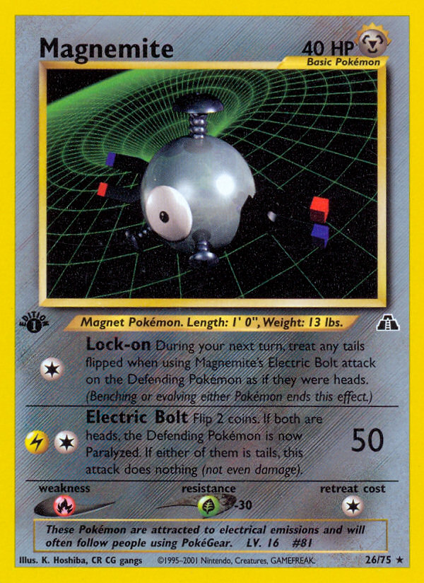 Magnemite 1st ed. 26/75