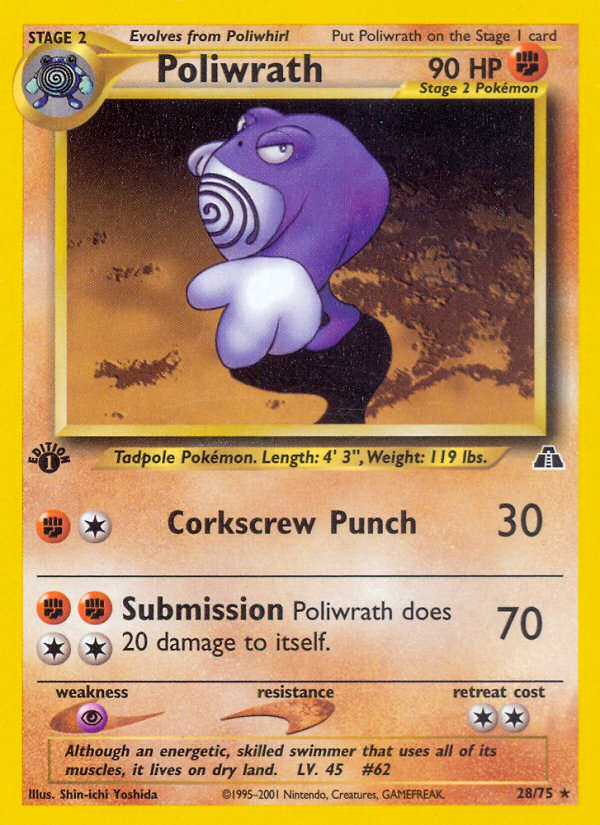 Poliwrath 1st ed. 28/75