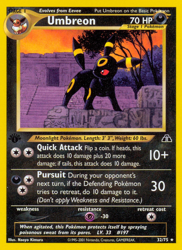 Umbreon 1st ed. 32/75