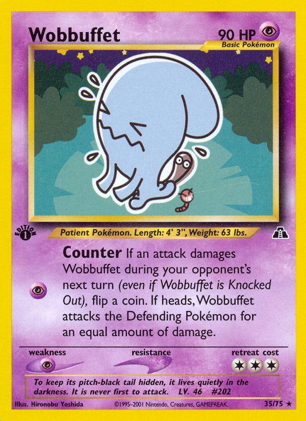 Wobbuffet 1st ed. 35/75