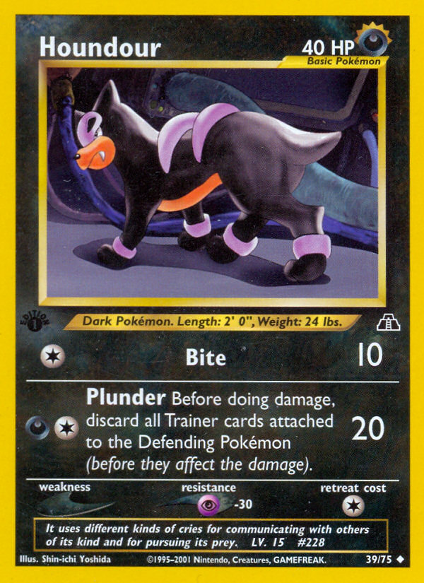 Houndour 1st ed. 39/75