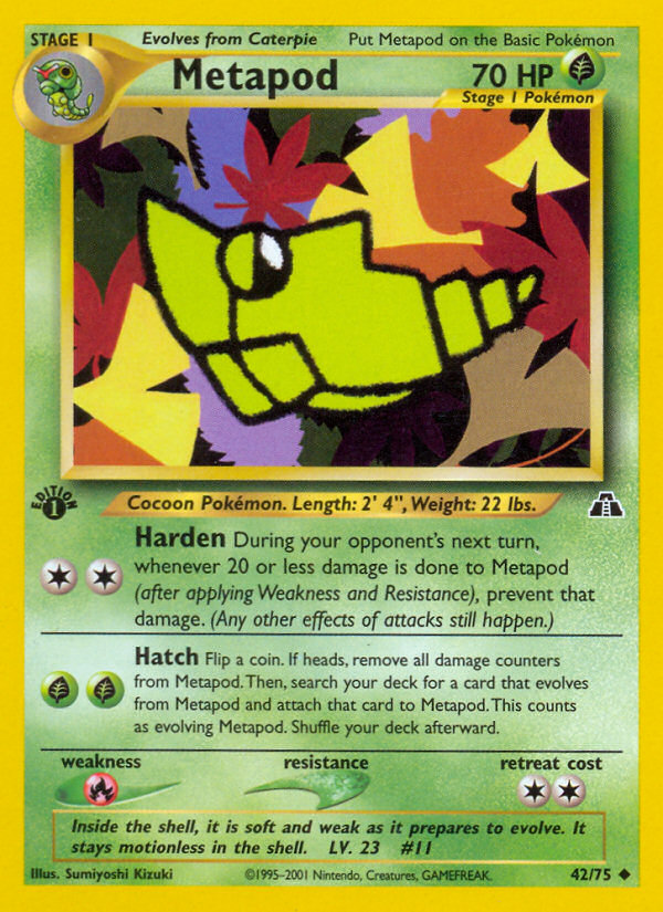 Metapod 1st ed. 42/75