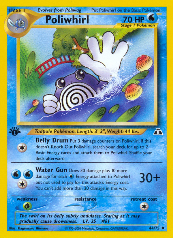 Poliwhirl 1st ed. 44/75