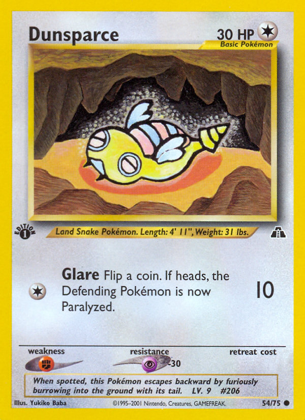 Dunsparce 1st ed. 54/75
