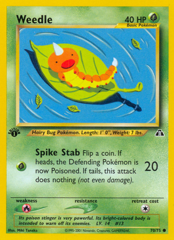 Weedle 1st ed. 70/75