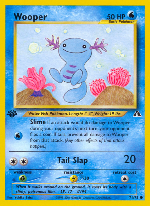 Wooper 1st ed. 71/75