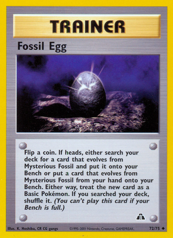 Fossil Egg 72/75