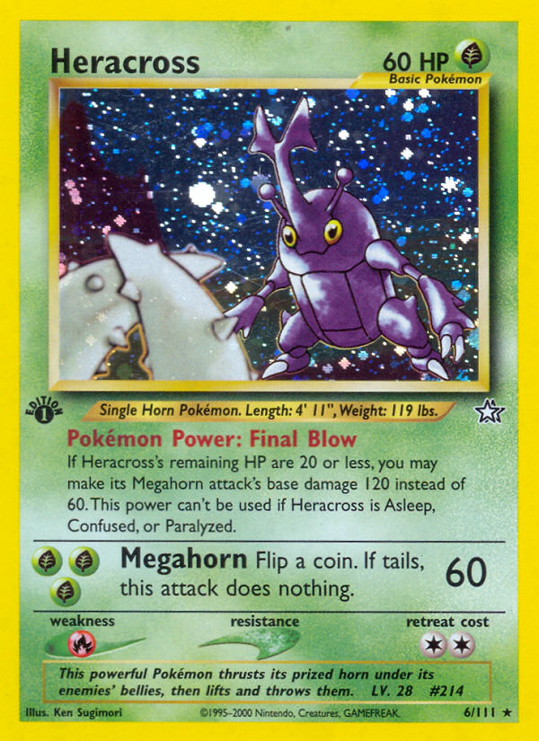 Heracross 1st ed. 6/111