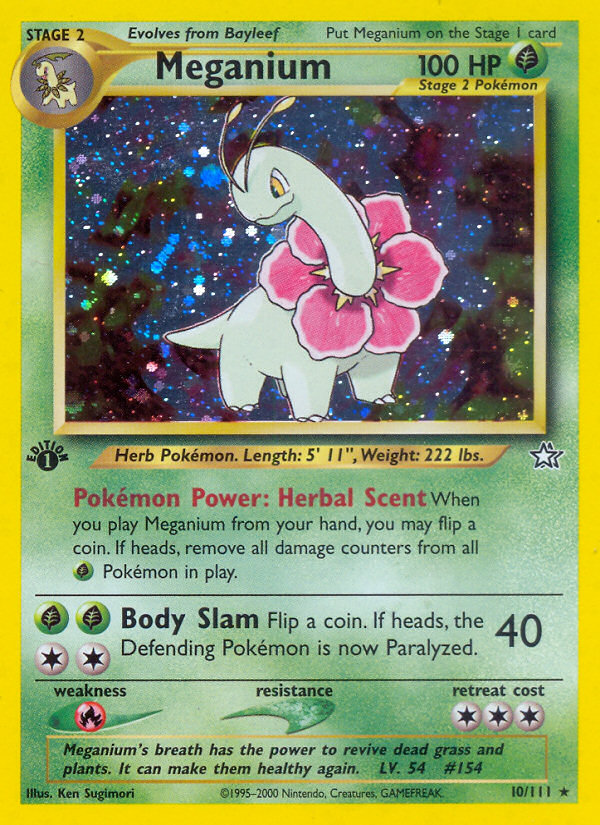 Meganium 1st ed. 10/111