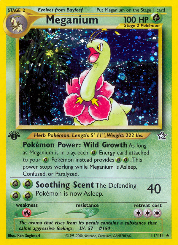 Meganium 1st ed. 11/111