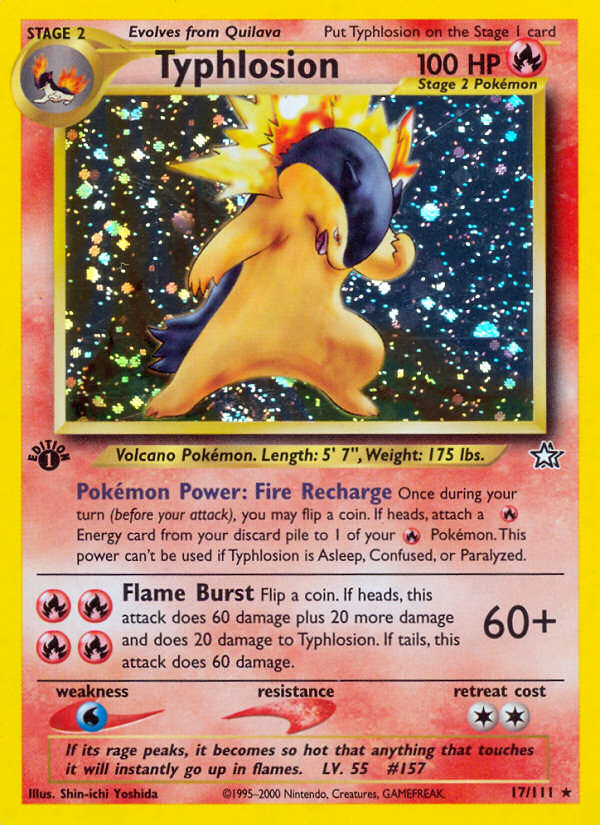 Typhlosion 1st ed. 17/111