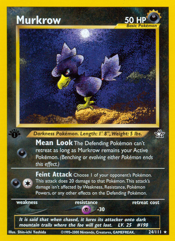 Murkrow 1st ed. 24/111