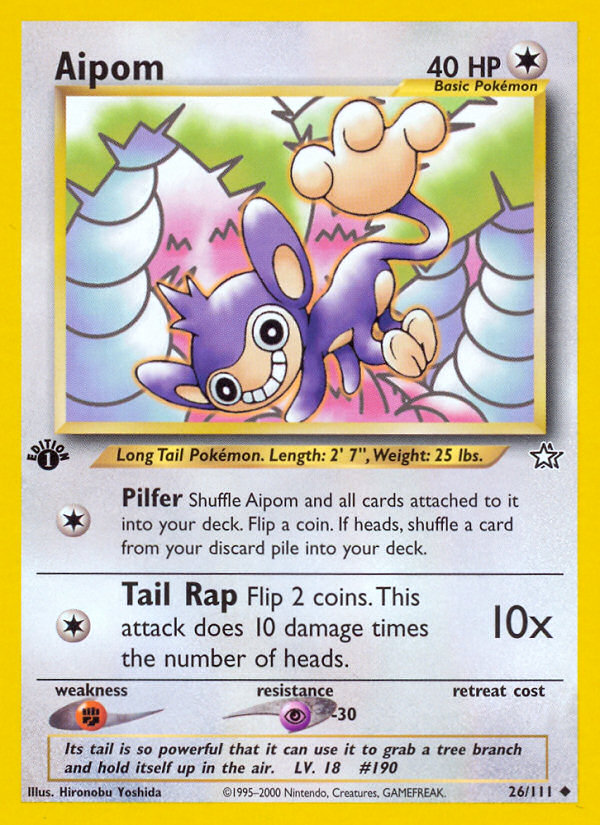Aipom 1st ed. 26/111