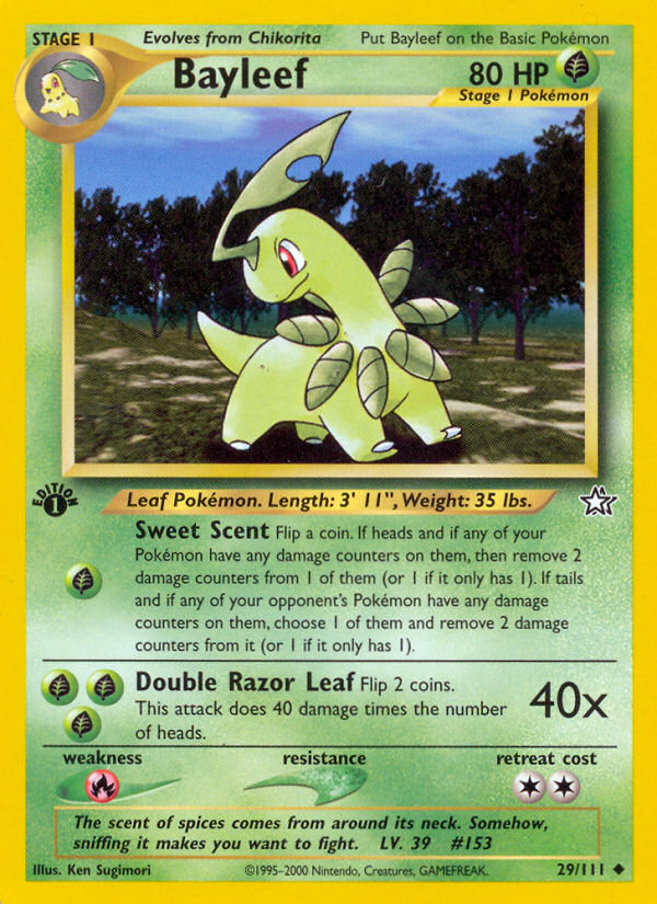 Bayleef 1st ed. 29/111