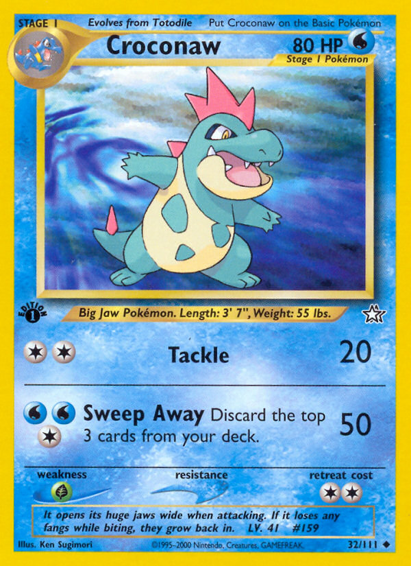 Croconaw 1st ed. 32/111