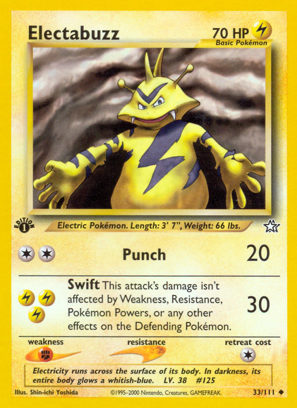 Electabuzz 1st ed. 33/111