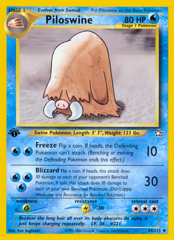 Piloswine 1st ed. 44/111