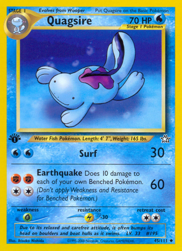 Quagsire 1st ed. 45/111