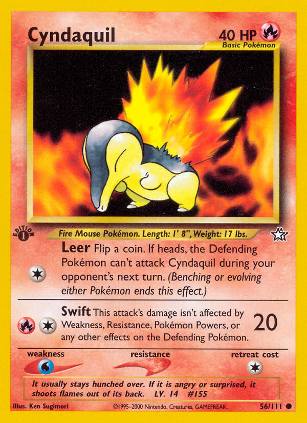 Cyndaquil 1st ed. 56/111