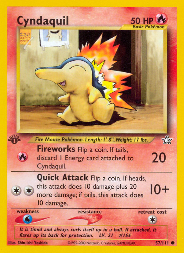Cyndaquil 1st ed. 57/111