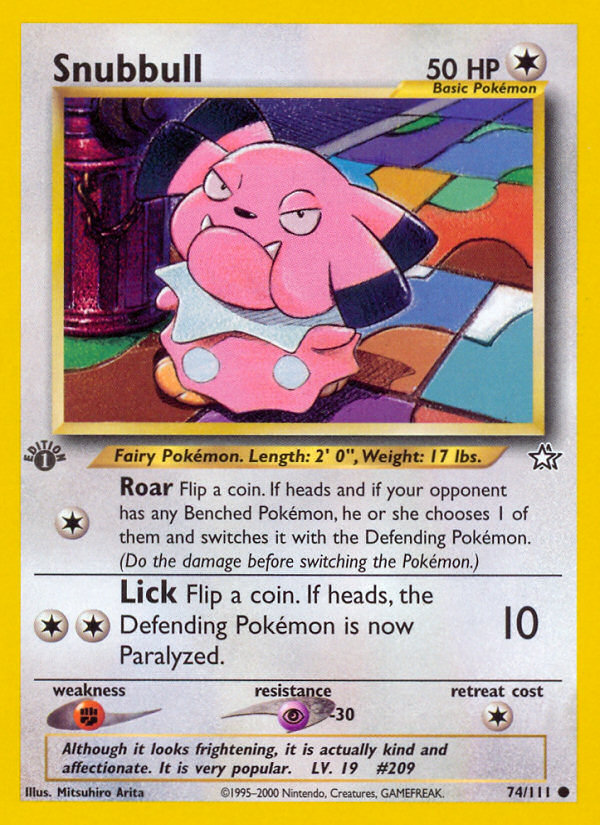 Snubbull 1st ed. 74/111
