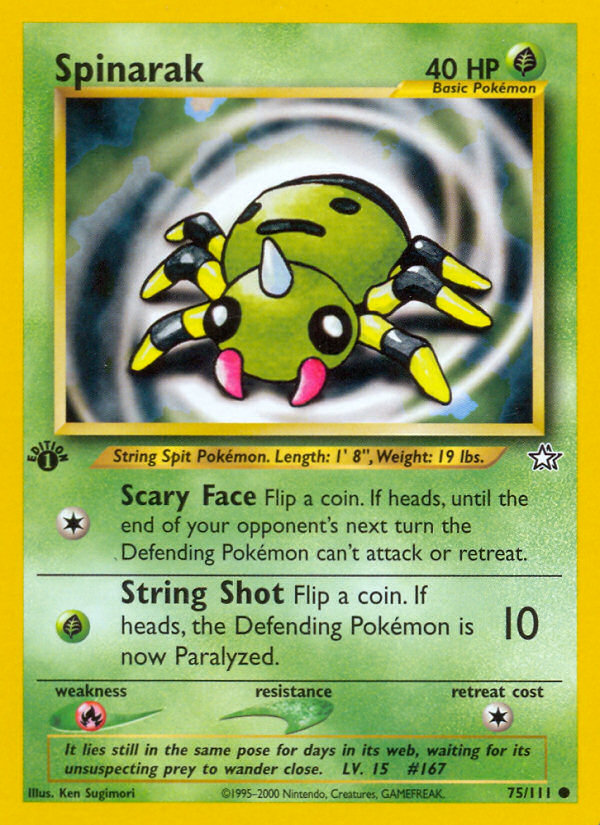 Spinarak 1st ed. 75/111