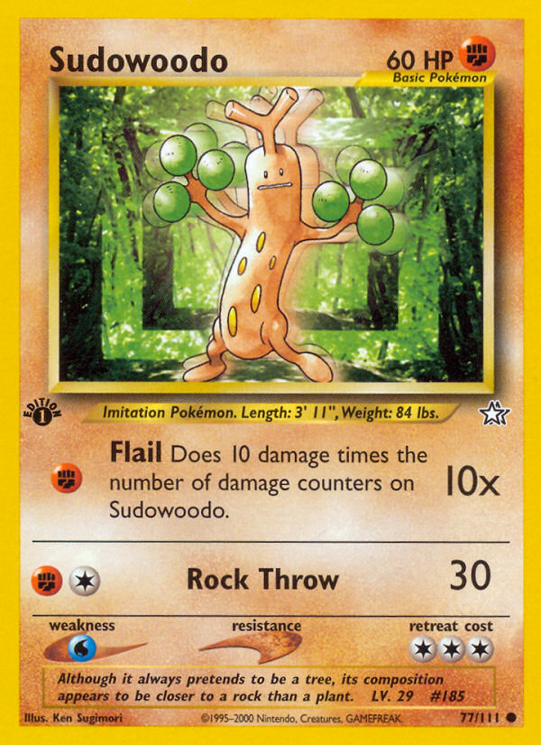 Sudowoodo 1st ed. 77/111