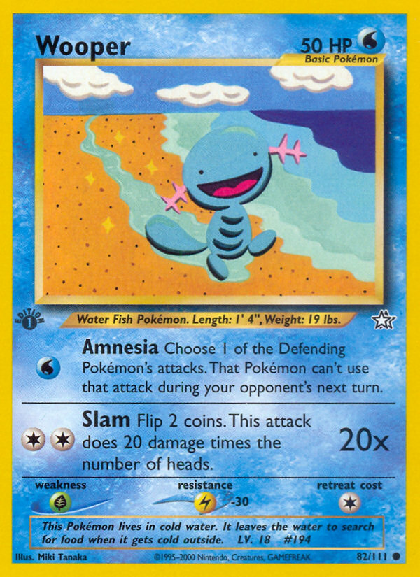 Wooper 1st ed. 82/111