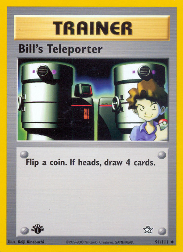 Bill's Teleporter 1st ed. 91/111
