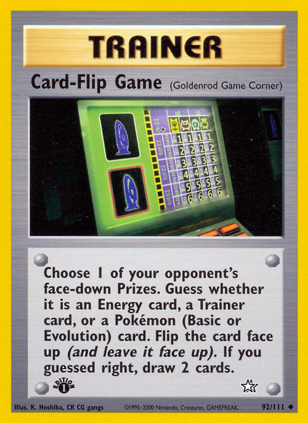 Card-Flip Game 1st ed. 92/111