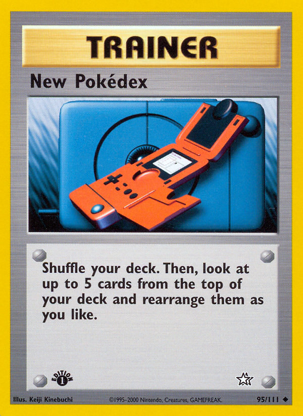 New Pokédex 1st ed. 95/111