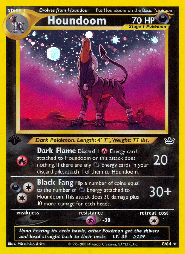Houndoom 1st ed. 8/64