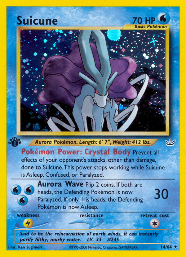 Suicune 1st ed. 14/64