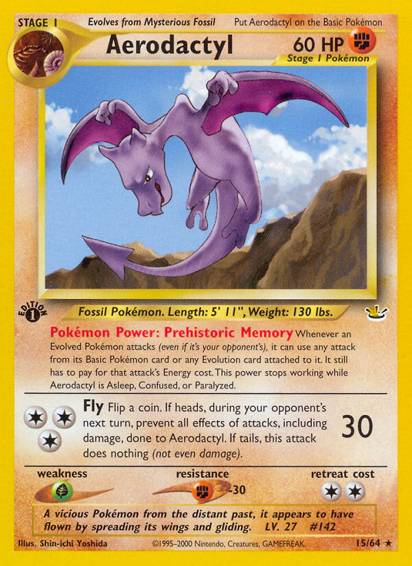 Aerodactyl 1st ed. 15/64