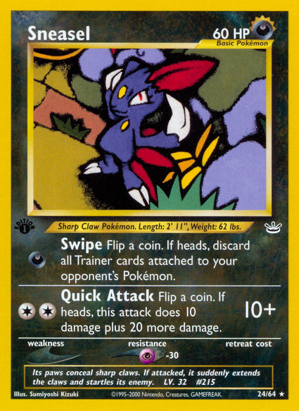 Sneasel 1st ed. 24/64