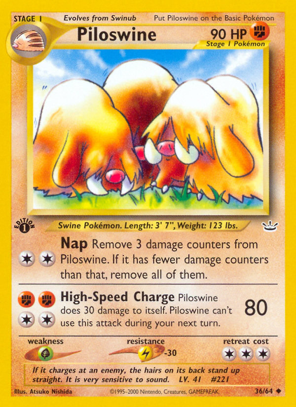 Piloswine 1st ed. 36/64