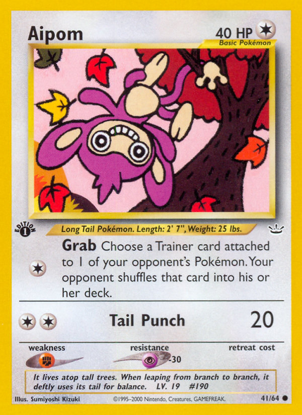 Aipom 1st ed. 41/64