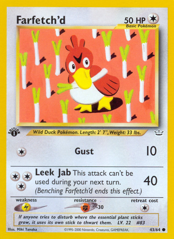 Farfetch'd 1st ed. 43/64