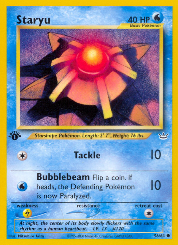 Staryu 1st ed. 56/64