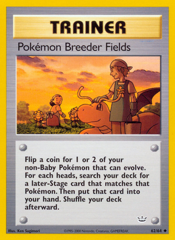 Pokémon Breeder Fields 62/64