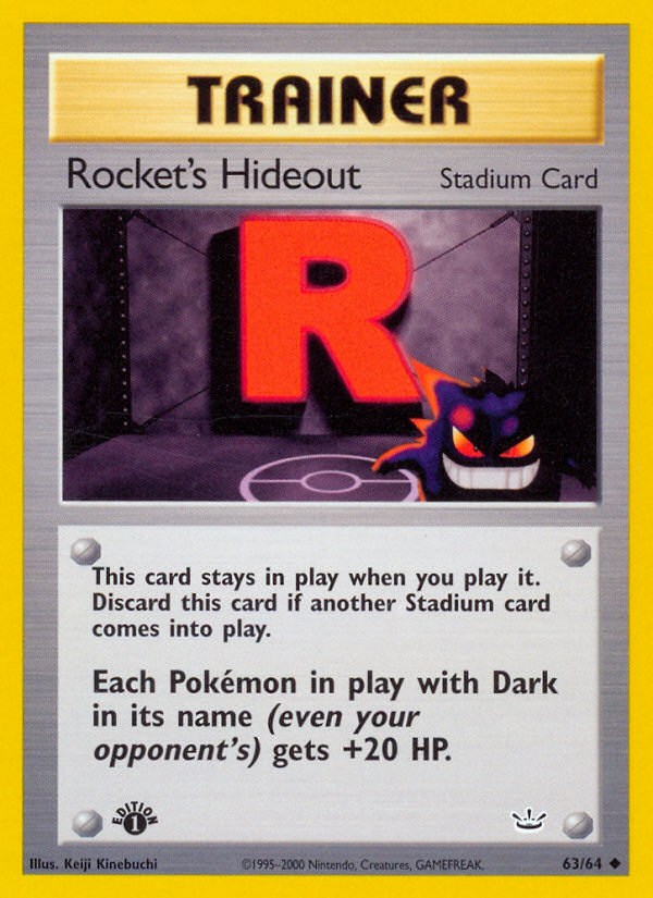 Rocket's Hideout 1st ed. 63/64
